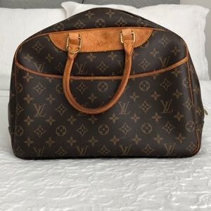 Vintage Louis Vuitton Brown Canvas Deauville GM